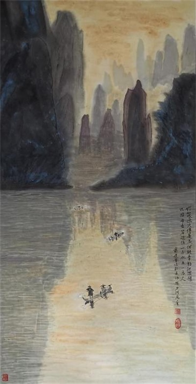 于山水间绘就艺术华章——评湖南国画家戴建华