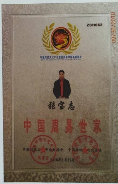 国家一级泰斗——张宝志大师