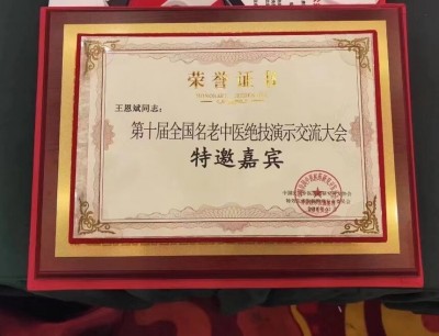 中华医圣王叔和第八十七代传承王恩斌